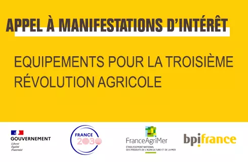 AMI « Equipements pour la troisième révolution agricole »