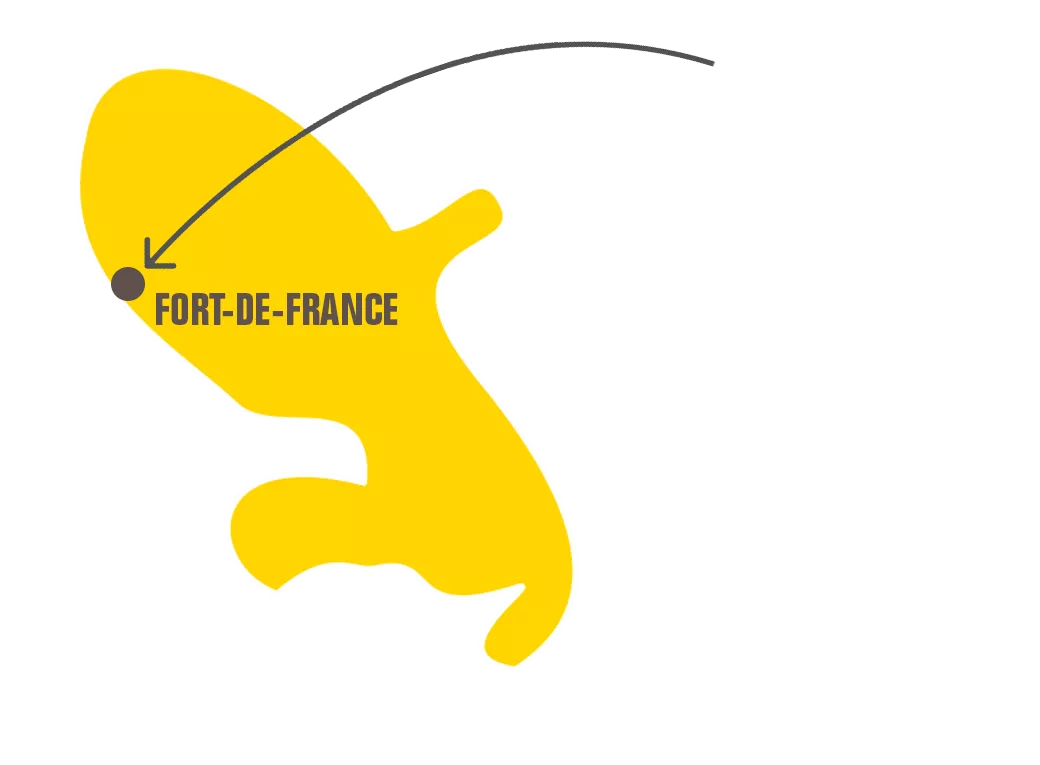 carte Fort-de-France